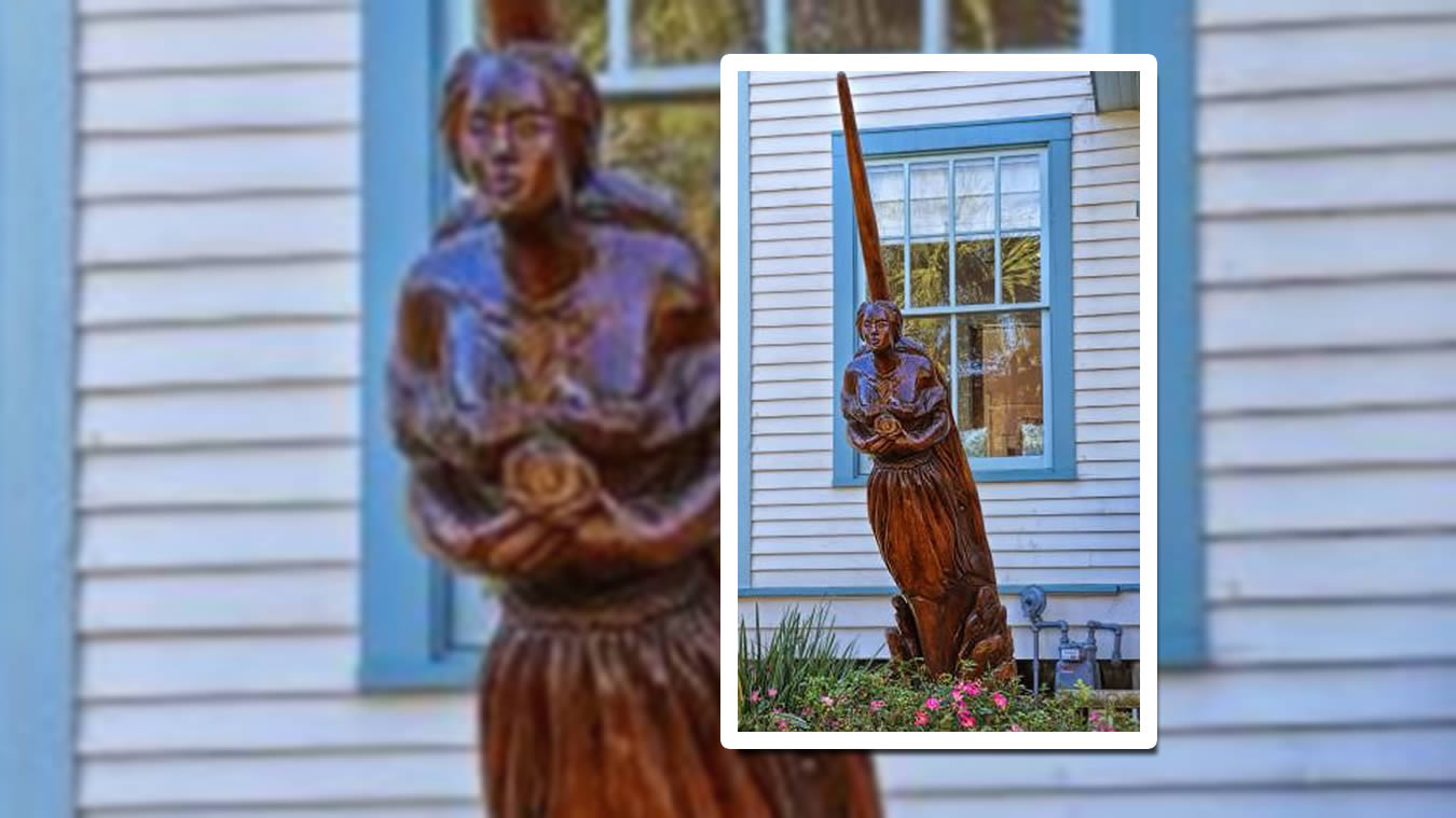 Tall Ship ELISSA Figurehead Tree Sculpture Tall Ship ELISSA Figurehead Tree Sculpture