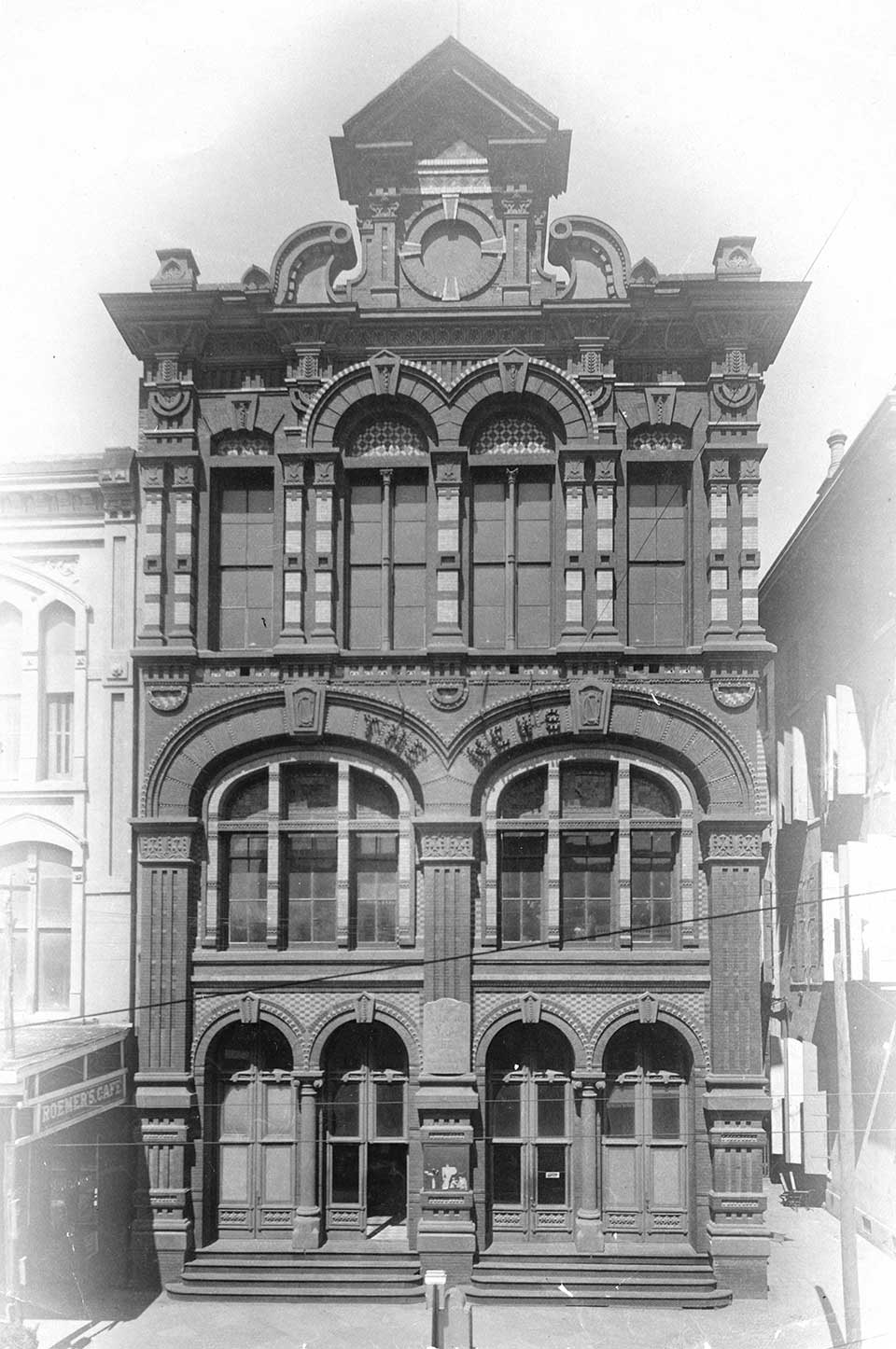 First Building Built Solely for a Newspaper in Galveston Texas