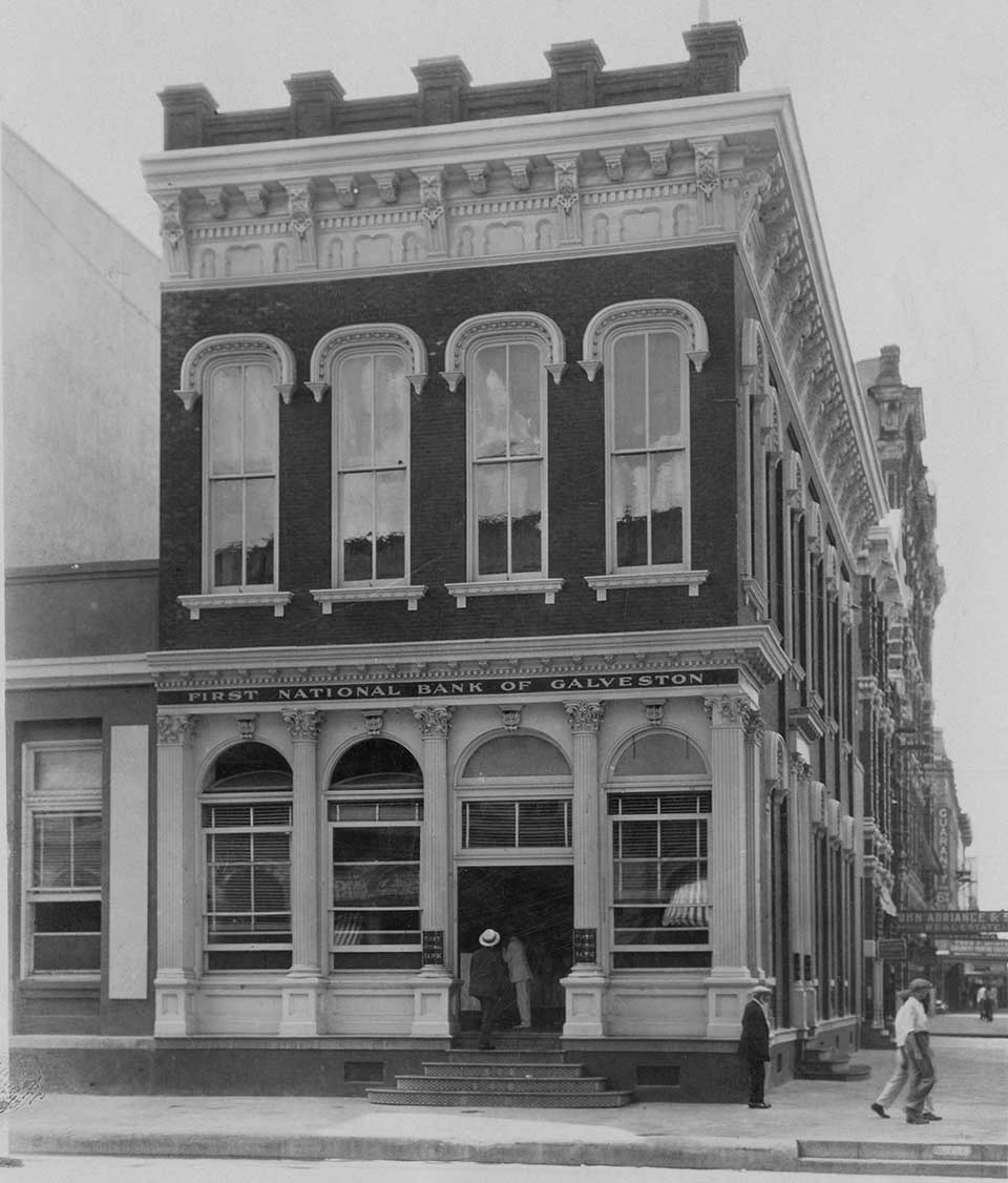 First National Bank in Galveston Texas