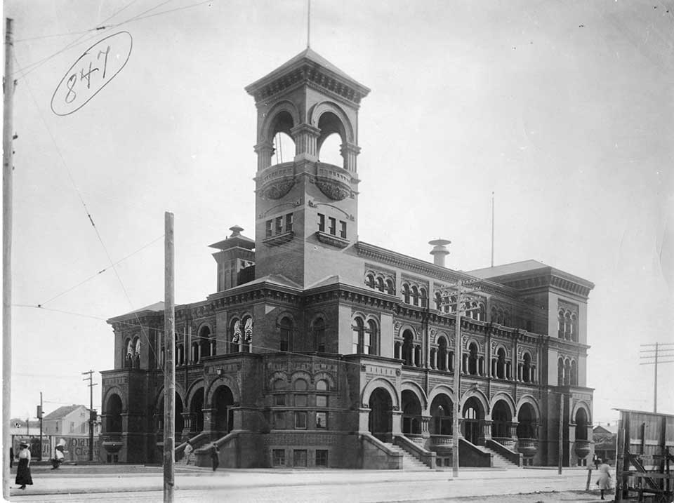 First Post Office in Galveston