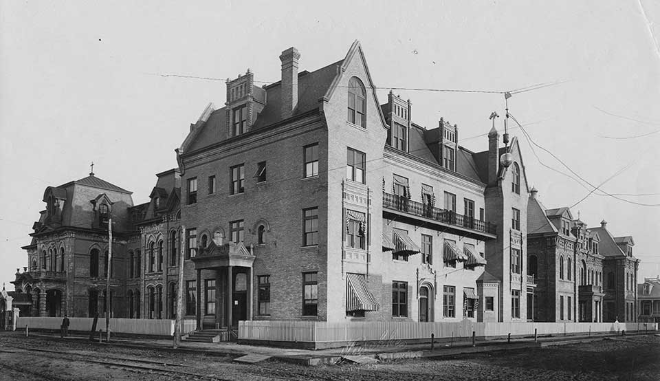 First Roman Catholic Hospital in Galveston Texas