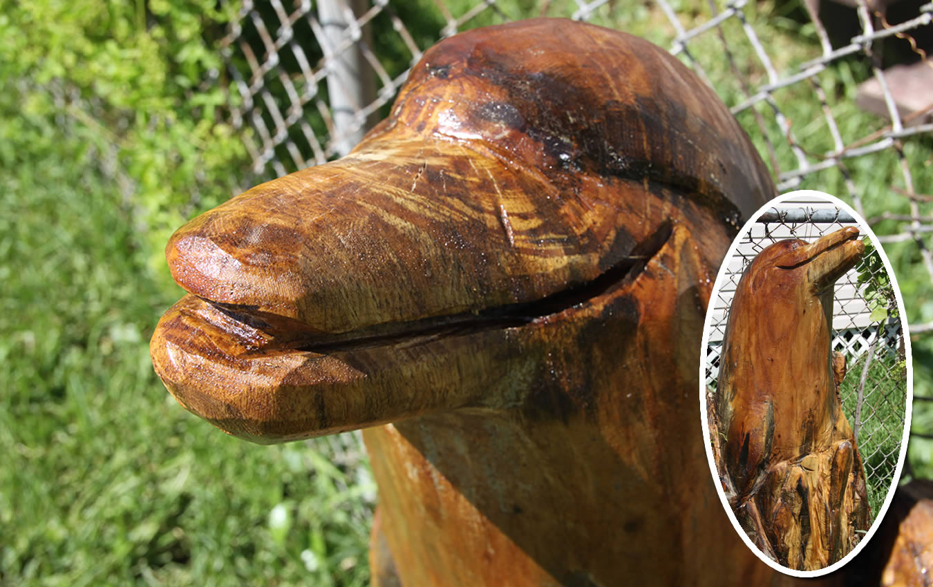 Small Dolphin Tree Sculpture Small Dolphin Tree Sculpture