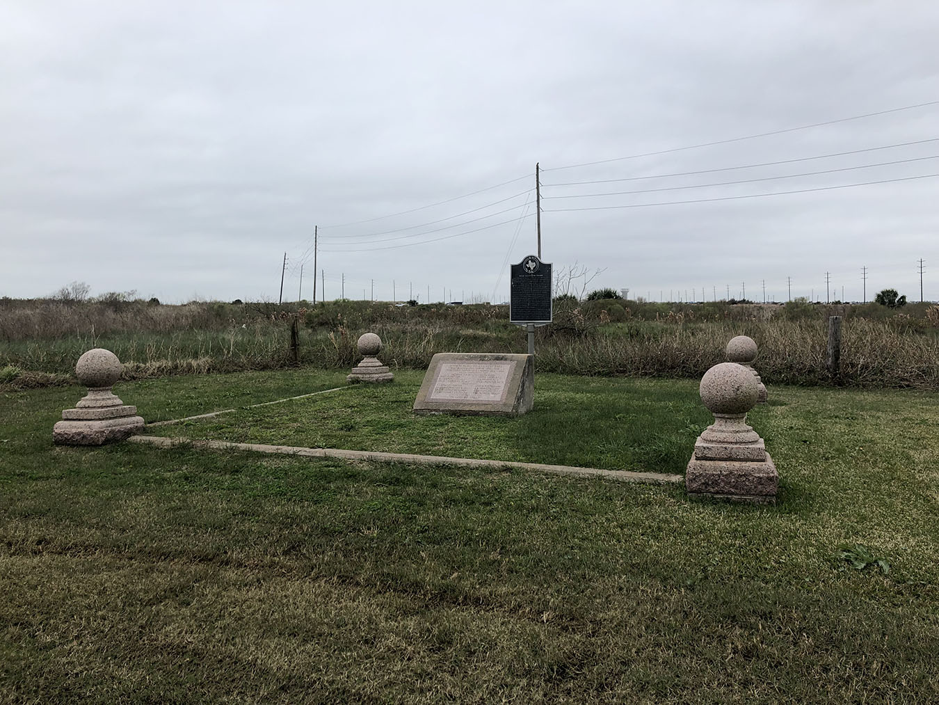 West Galveston Island Historical Marker