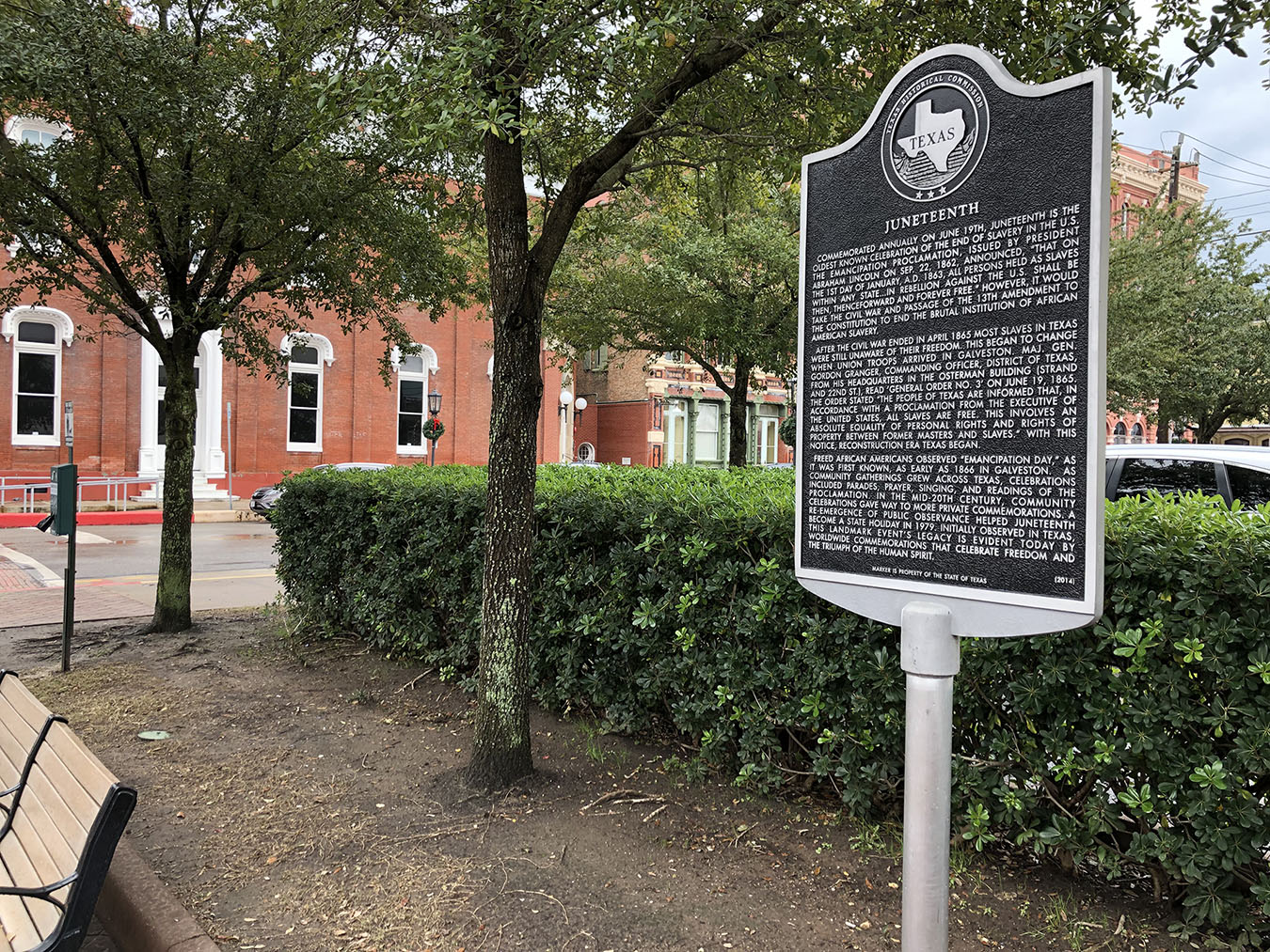 Juneteenth Historical Marker