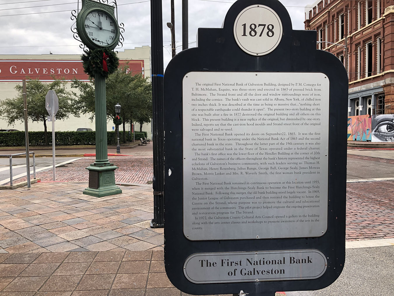 The First National Bank Historical Marker