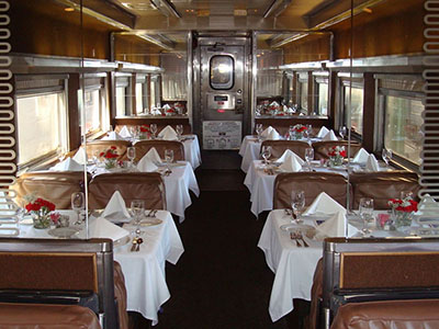 Galveston Railroad Museum Dining Car