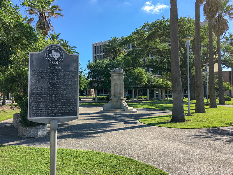 Confederate Mariner Leon Smith Historical Marker