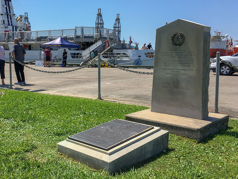 First Navy of the Republic of Texas Historical Marker