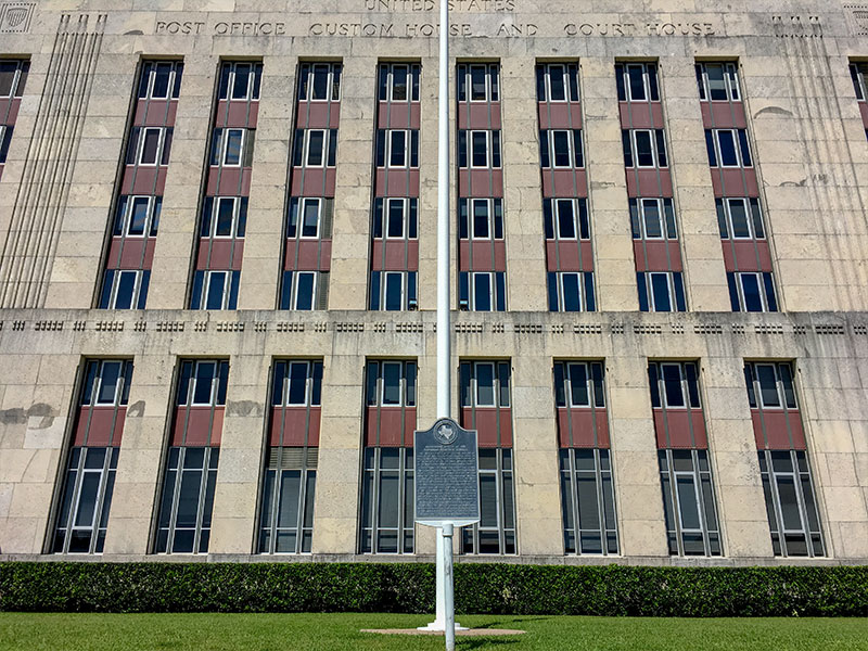 Galveston Office of the National Weather Service Historical Marker