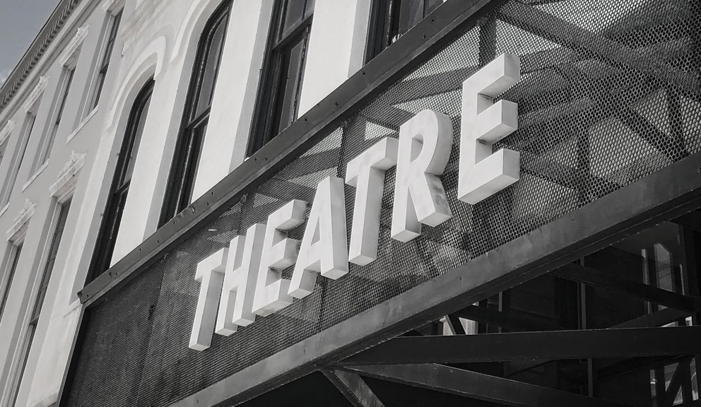 Island ETC theater sign, Galveston, TX