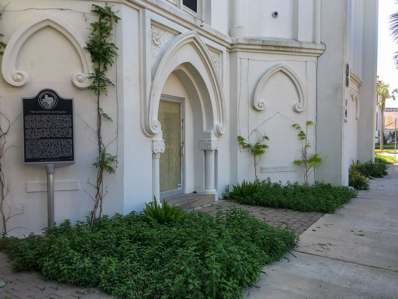 The Galveston Movement Historical Marker