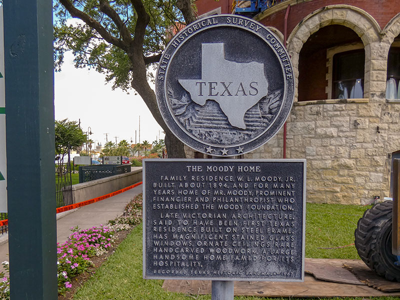 The Moody Home Historical Marker