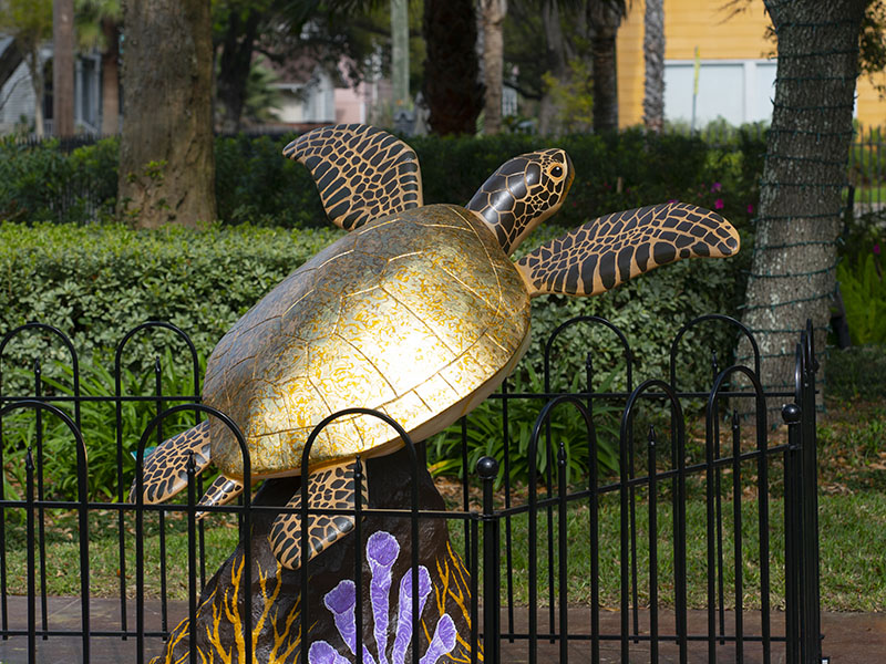 Dorado, Turtles About Town - The Bryan Museum