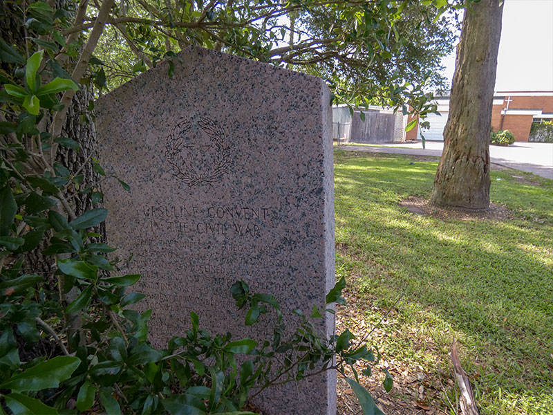 Ursuline Convent in the Civil War Historical Marker