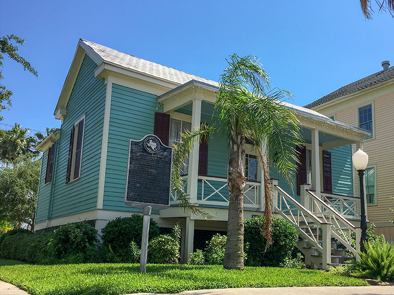 GALVESTON.COM: Historical Marker: Victor Gustafson Home - Galveston, TX