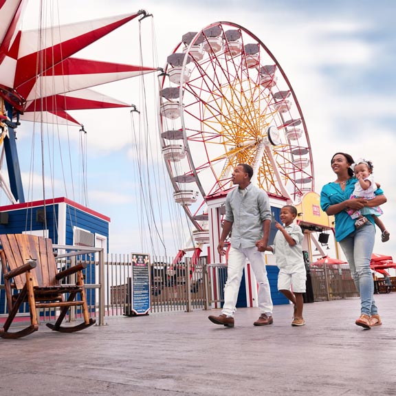 What To Do - Family at Pleasure Pier