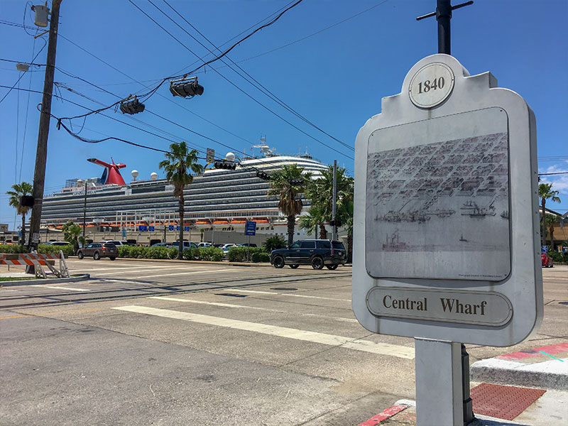 1840 Central Wharf Historical Marker