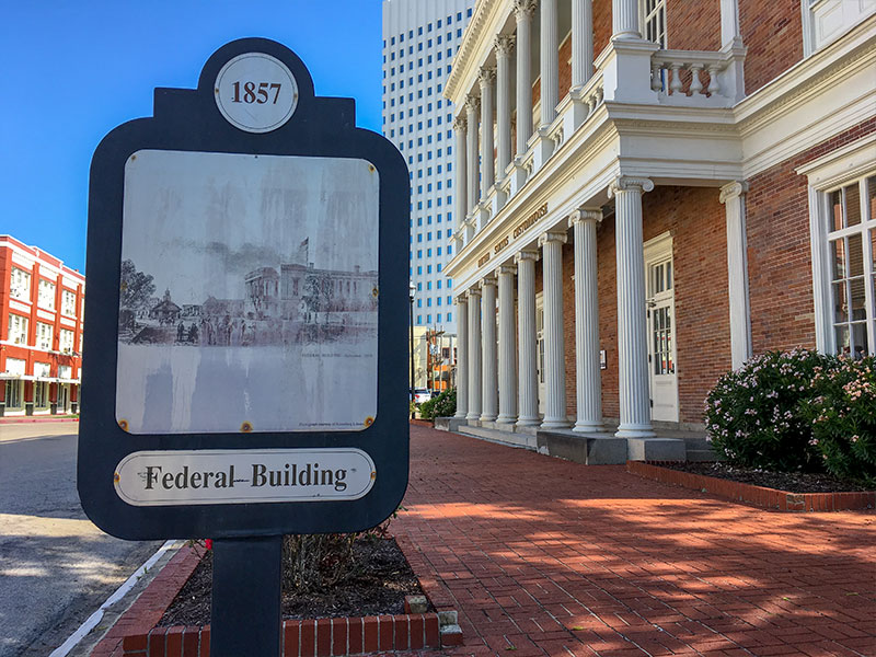 1857 Federal Building Historical Marker