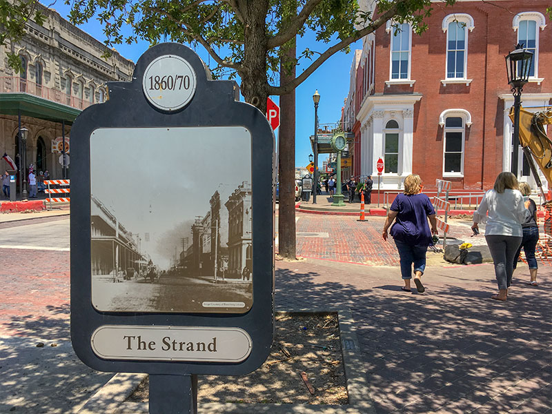 1860-70 The Strand Historical Marker