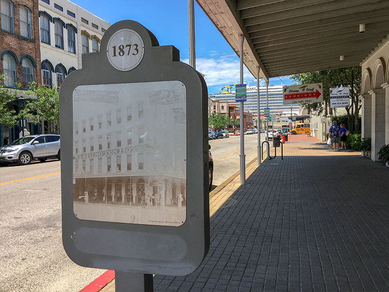 1873 Washinton Hotel Historical Marker