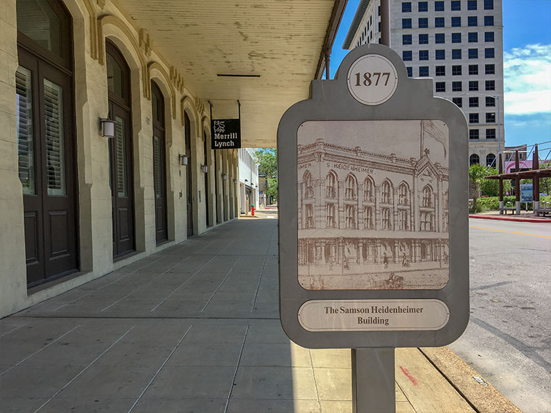 1877 Samson Heidenheimer Building Historical Marker