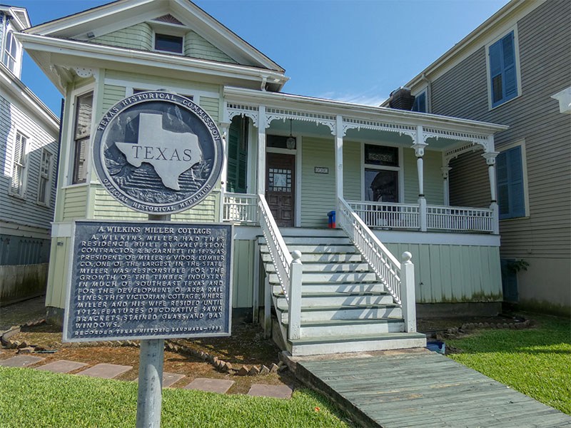 A Wilkins Miller Cottage Historical Marker