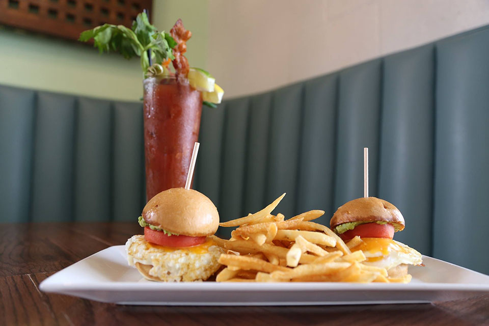 BLVD Bob Sandwich and Bloody Mary