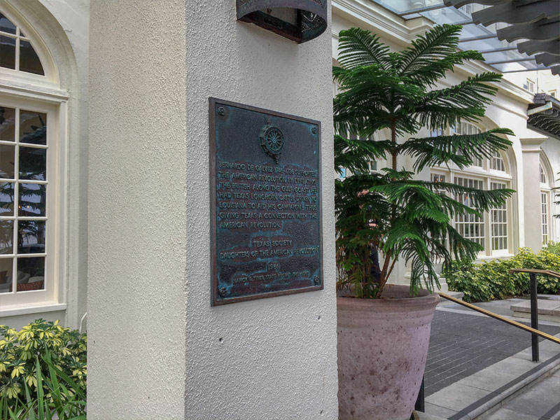 Bernardo de Galvez Historical Marker