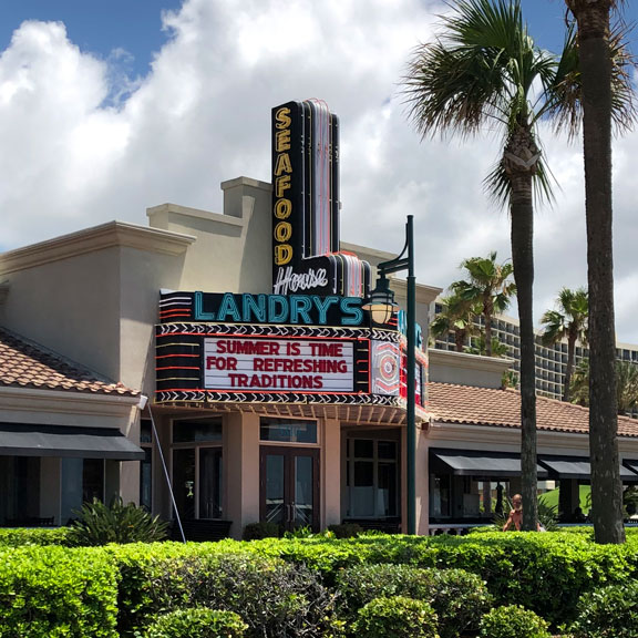 Landry's Seafood House, Galveston TX