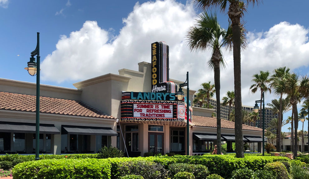 Landry's Seafood House, Galveston TX