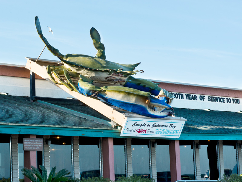 Exterior View of Gaido's Seafood Restaurant