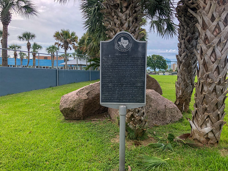 Galveston CSA Historical Marker