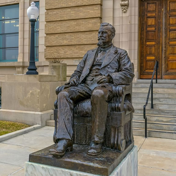 Statue of Henry Rosenberg 