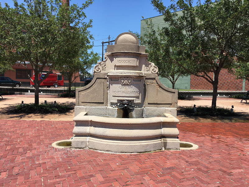 Rosenberg Fountain at 2028 Strand Hendley Green