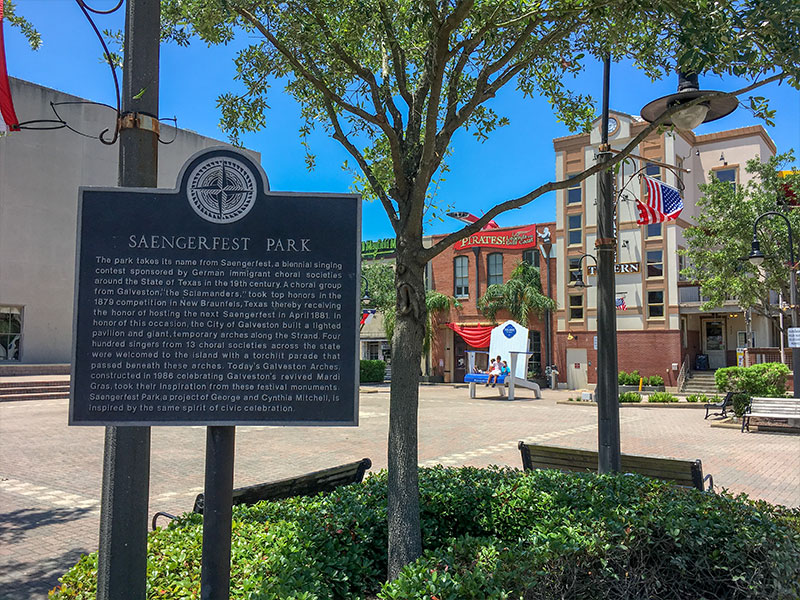 Saengerfest Park Historical Marker