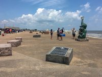 The Original Galveston Seawall Historical Marker