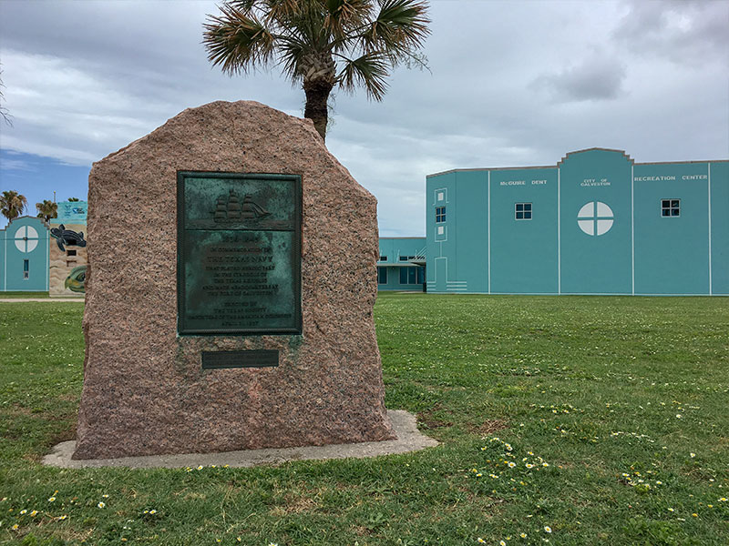 The Texas Navy Historical Marker