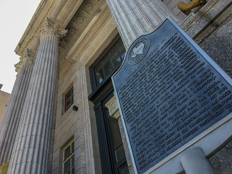 William Lewis Moody Jr. Historical Marker