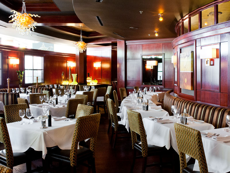 The Steakhouse at The San Luis Resort interior