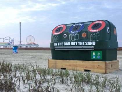 Galveston Beach Recycler