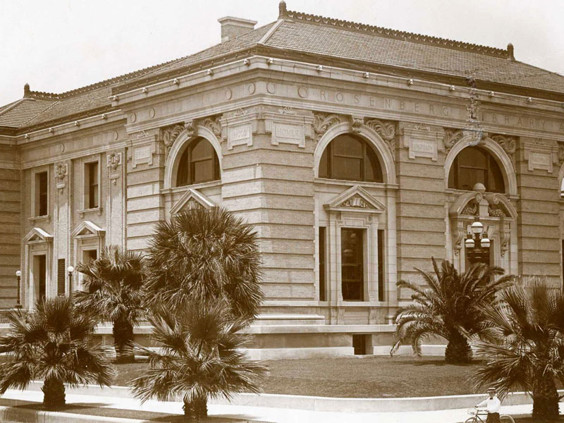 Historical Image of Rosenberg Library