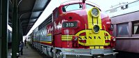 Santa Fe Train at Railroad Museum