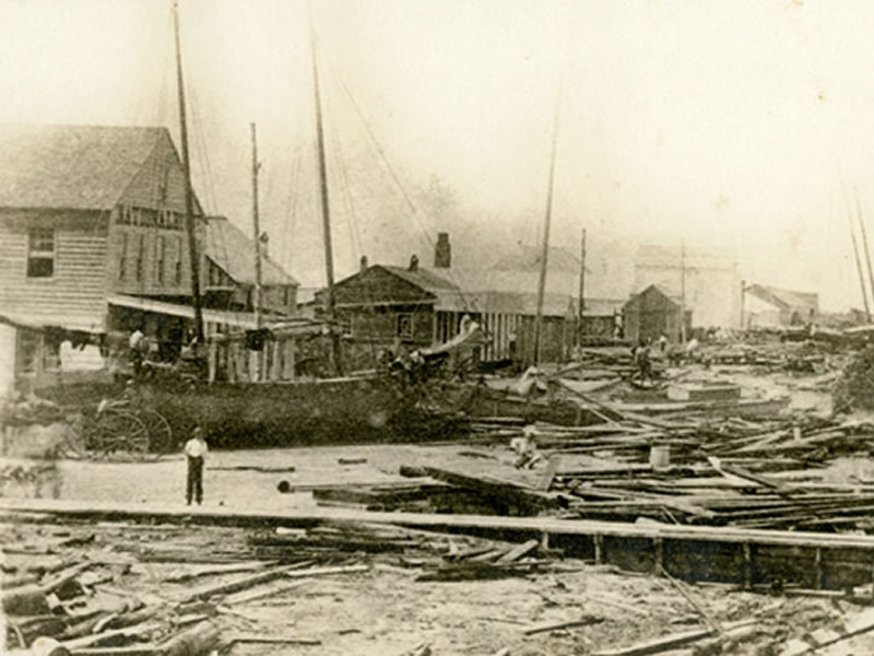 Aftermath of 1867 Storm