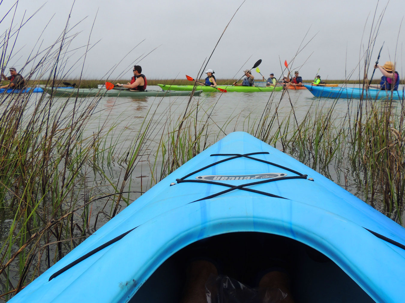 Artist Boat Kayak Adventure Christmas Bay Galveston, TX
