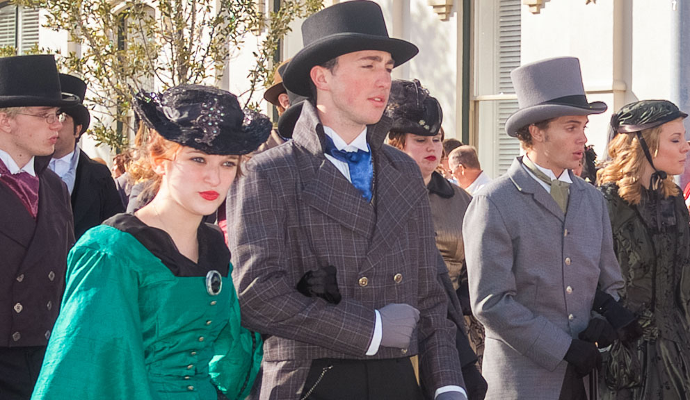 Carolers at Dickens on The Strand, Galveston, TX