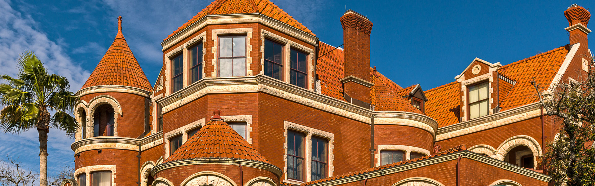 Exterior View of 1895 Moody Mansion, Galveston, TX