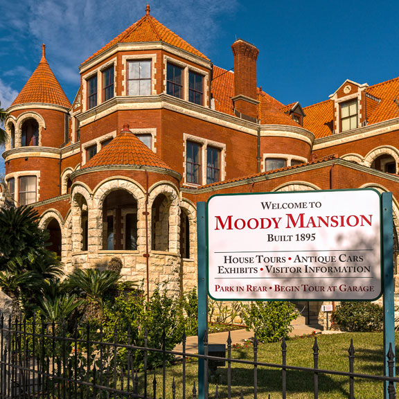 Moody Mansion Exterior, Galveston TX