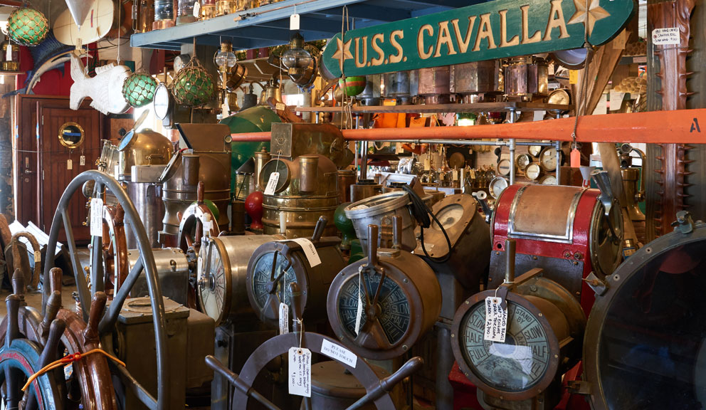 Interior View of Nautical Antiques & Tropical Decor, Galveston TX