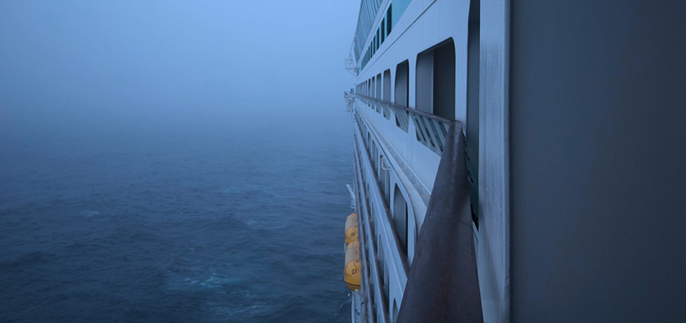 Rare Fog During Royal Caribbean Cruise