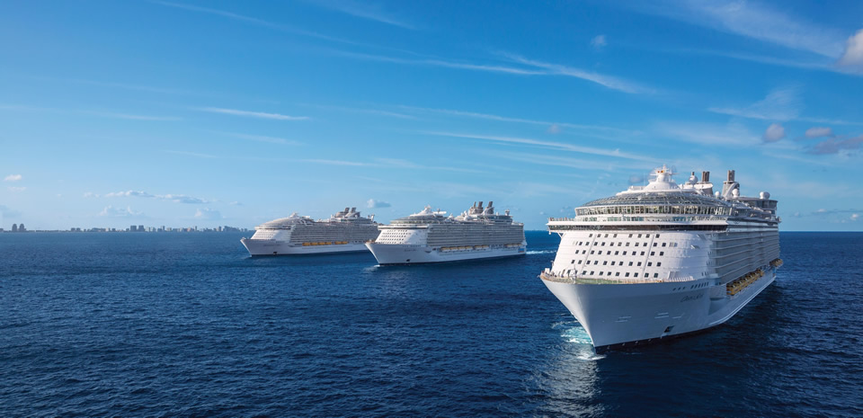 Oasis Class Ships-Courtesy Royal Caribbean